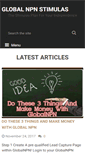 Mobile Screenshot of global-npn-stimulas.com